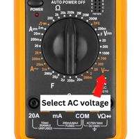 AC voltage sign