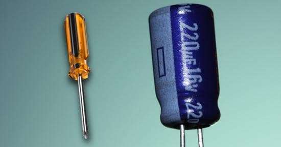 how to discharge capacitor with screwdriver