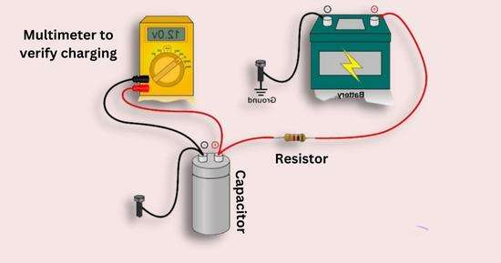 charging a capacitor without resistor