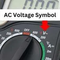 AC Voltage Symbol on multimeter