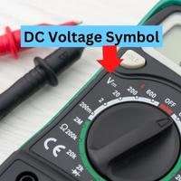 DC Voltage Symbol on multimeter