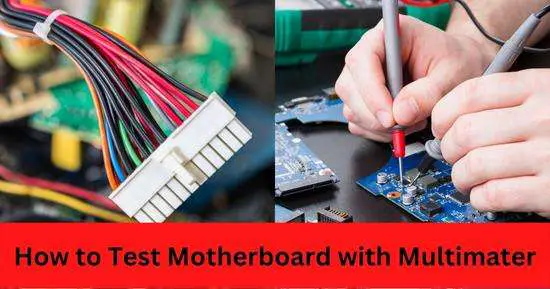 Test Motherboard with Multimeter