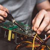 soldier wire to a circuit board