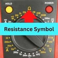 resistance symbol multimeter