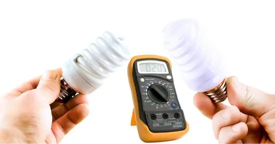 Check Fluorescent Bulbs with a Multimeter