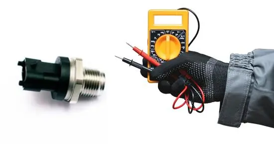 Test Fuel Pressure Sensor with a Multimeter