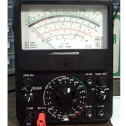 Basic parts of a micronta multimeter