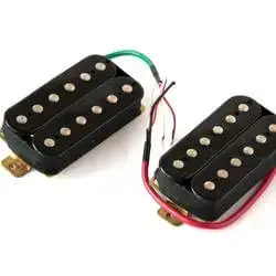 Components of a guitar pickup